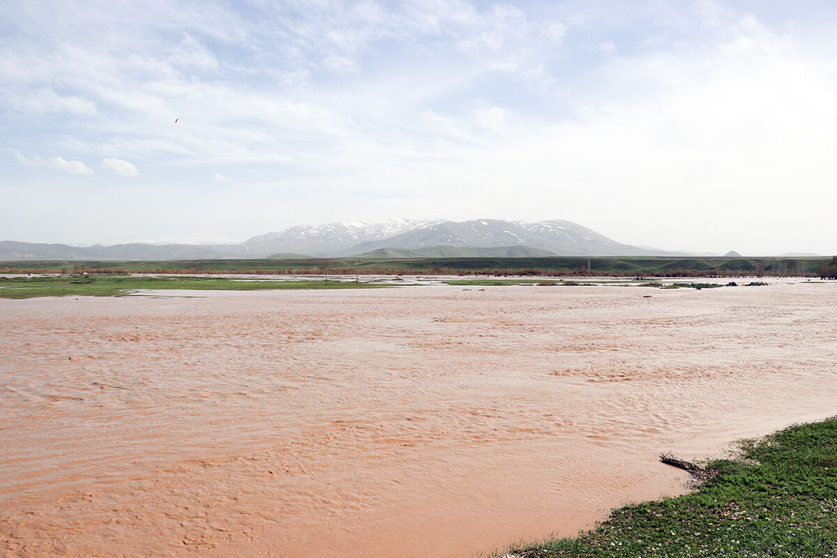 Murat Nehri taştı, kilometrelerce arazi sular altında kaldı Murat Nehri taştı, kilometrelerce arazi sular altında kaldı - 10. Resim