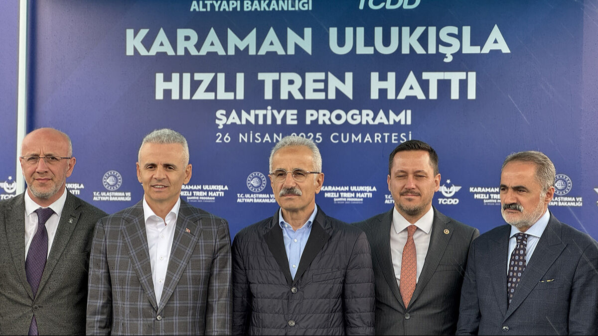 Bakan Uraloğlu'ndan Karaman-Ulukışla hattı açıklaması: Seyahat süresi 145 dakikadan 50 dakikaya düşecek - 1. Resim