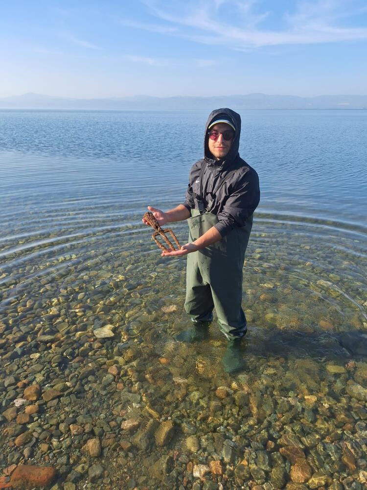 Gümüşbalığı ararken Poseidon Mızrağı buldular! İznik Gölü'nden çıktı - 1. Resim