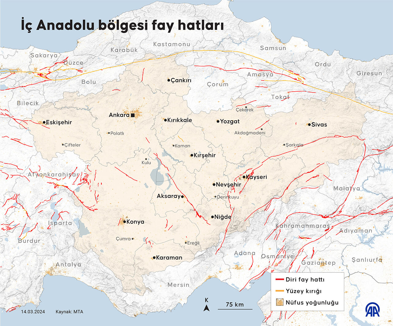 Konya deprem bölgesi mi, Konya'da fay hattı var mı? Deprem sonrasında Konya risk haritası gündemde! Konya fay hattında mı, deprem bölgesi mi? Deprem sonrasında Konya risk haritası gündemde! - 2. Resim