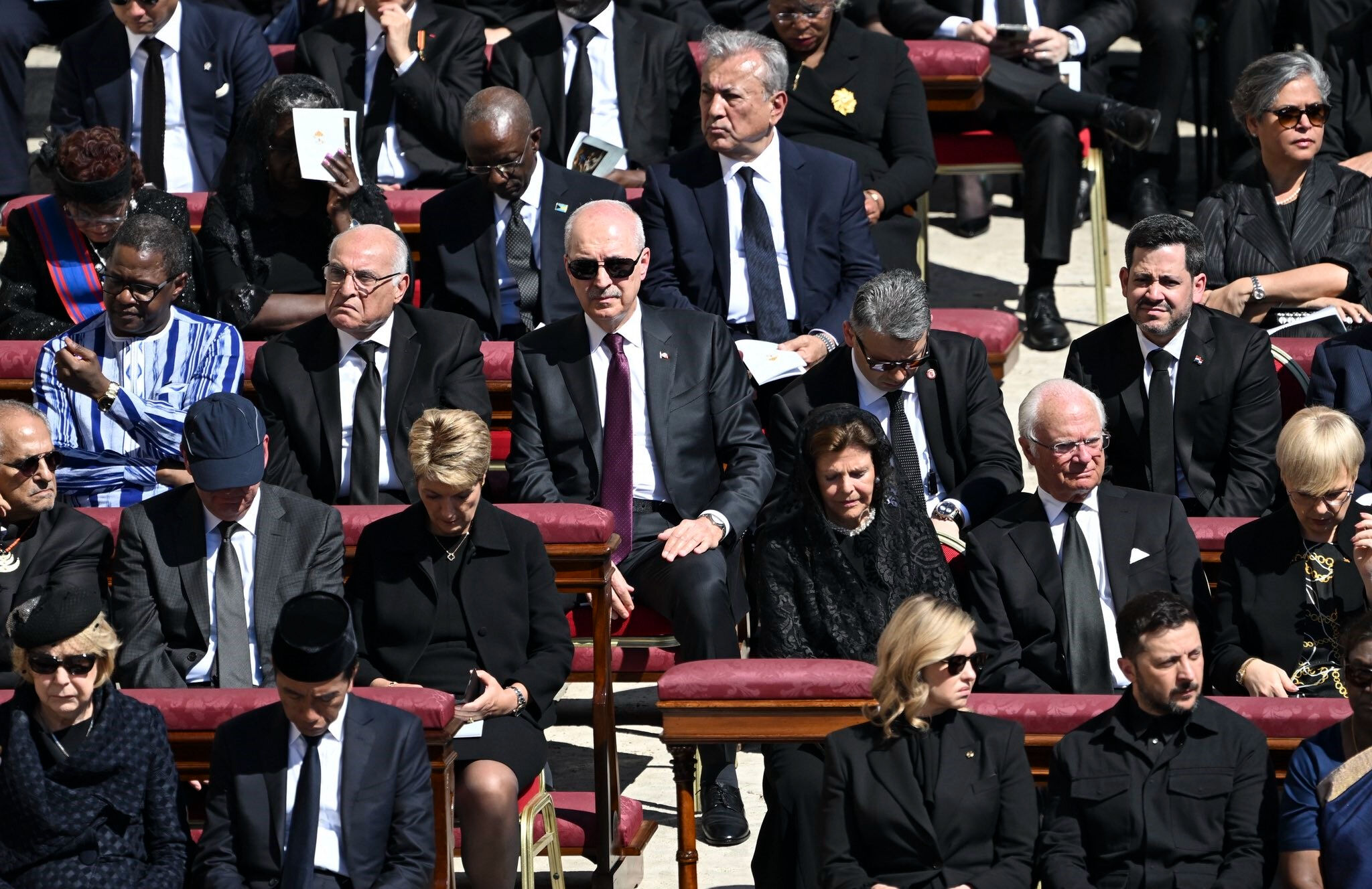 Papa Francis'e veda: Dünya liderleri Roma'ya akın etti - 14. Resim