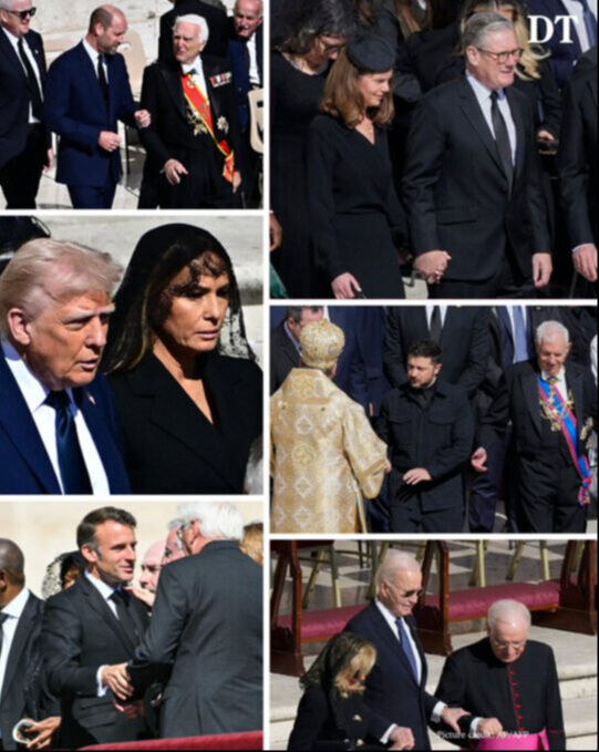 Trump Papa'nın cenazesinde damgasını vurdu! Hem kıyafeti hem yeri olay oldu Trump Papa'nın cenazesinde damgasını vurdu! Hem kıyafeti hem yeri olay oldu - 2. Resim