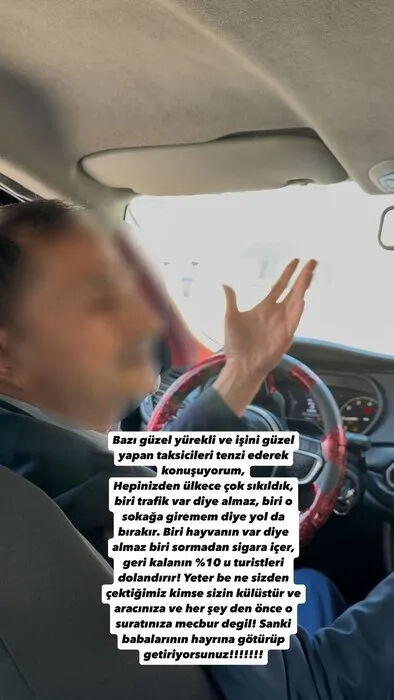 Aleyna Kalaycıoğlu'ndan taksiciye çok sert tepki!  Aleyna Kalaycıoğlu'ndan taksiciye çok sert tepki!