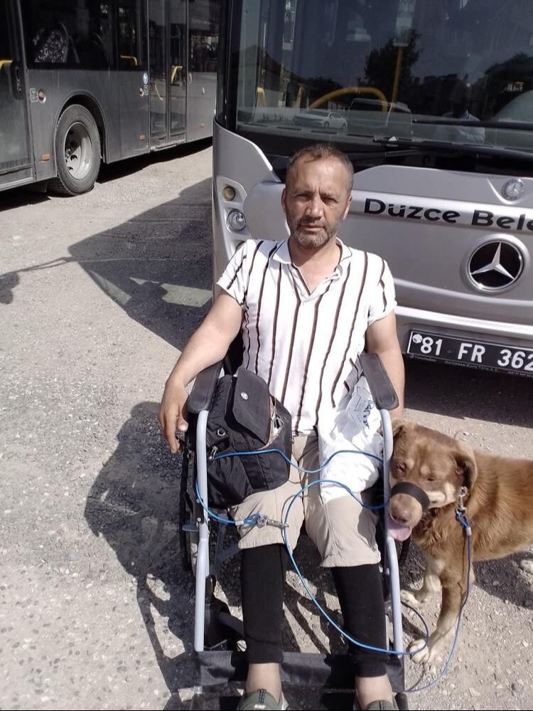 Düzce'de feci kaza! Engelli adam canından oldu Düzce'de feci kaza! Engelli adam canından oldu - 1. Resim