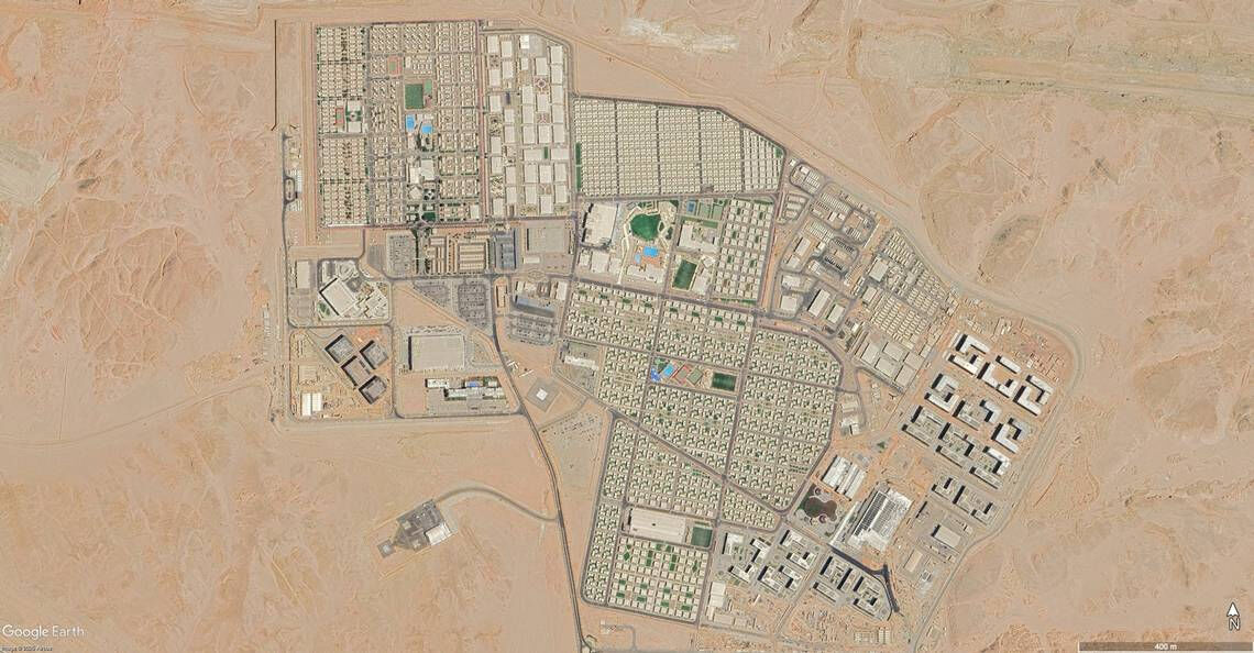 Gerçek mi, hayal mi? Uydu görüntüleri ortaya çıkardı: 500 milyar dolarlık 'geleceğin şehri' - 2. Resim