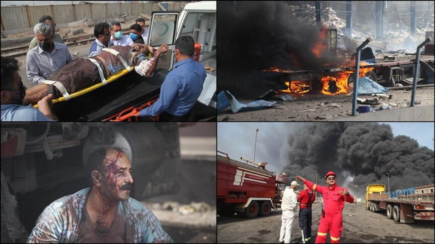 İran'daki patlamada can kaybı 70'e çıktı İran'daki patlamada can kaybı 65'e çıktı - 1. Resim