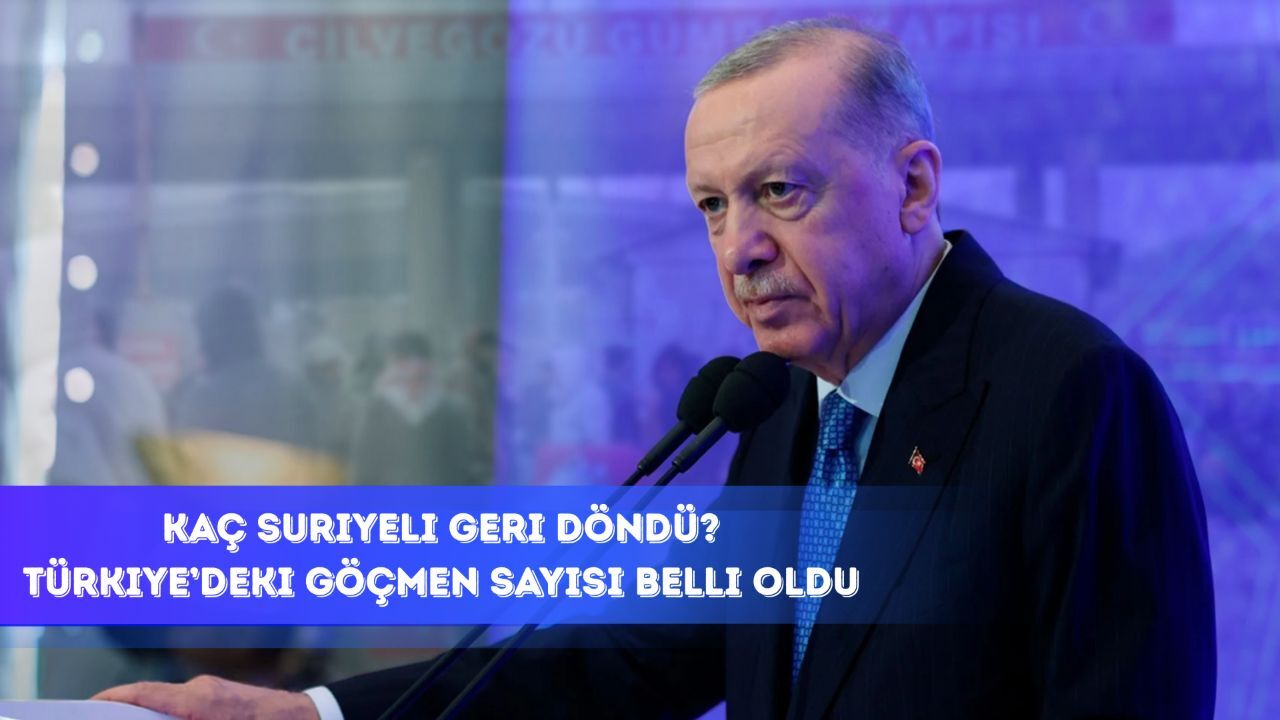 Kaç Suriyeli geri döndü? Cumhurbaşkanı Erdoğan, Türkiye&#039;deki göçmen tablosunu açıkladı!