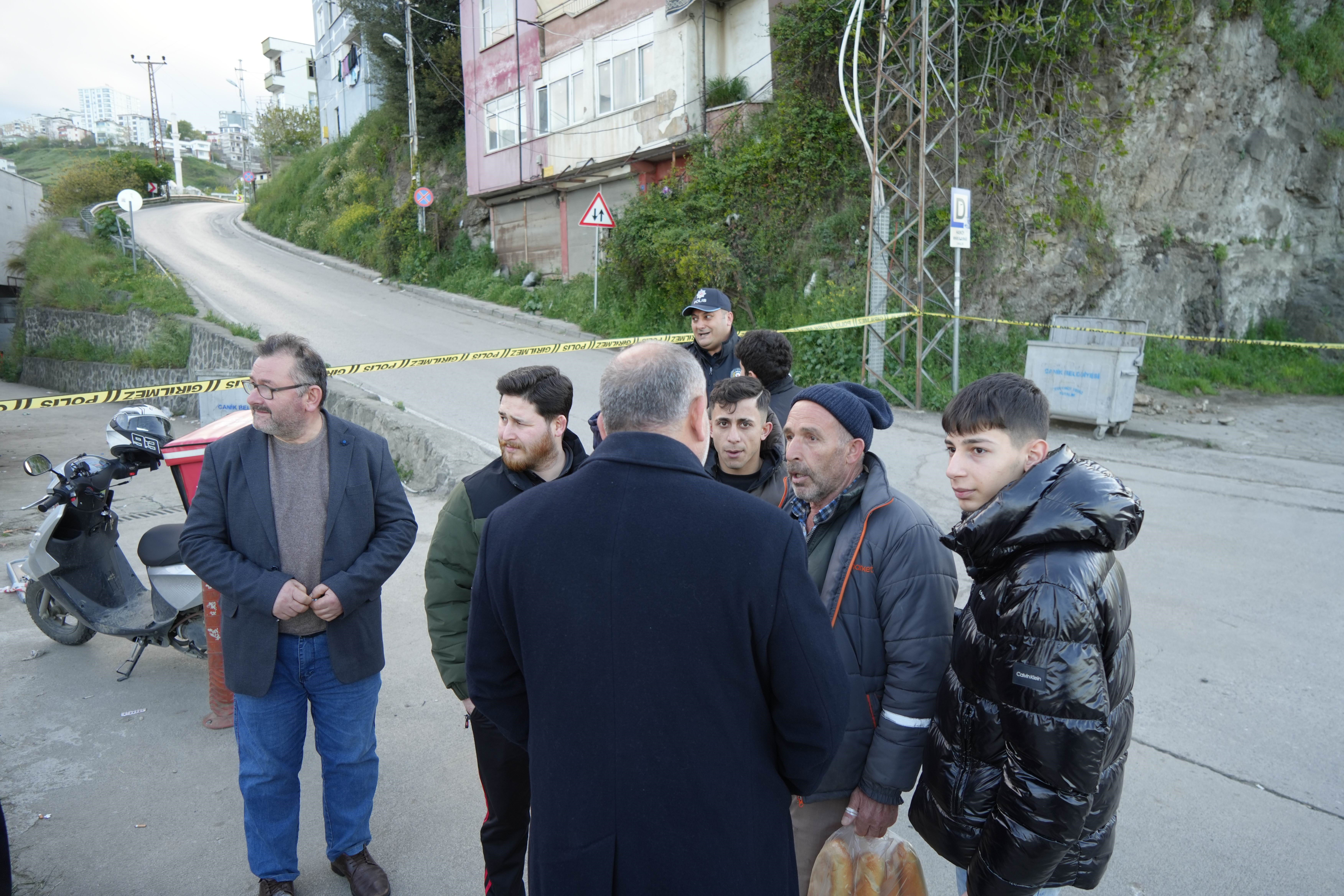 Samsun'daki heyelanda baba ve iki kızı hayatını kaybetmişti... Aynı bölgede bir heyelan daha meydana geldi, bazı vatandaşlar polise zorluk çıkardı - 1. Resim