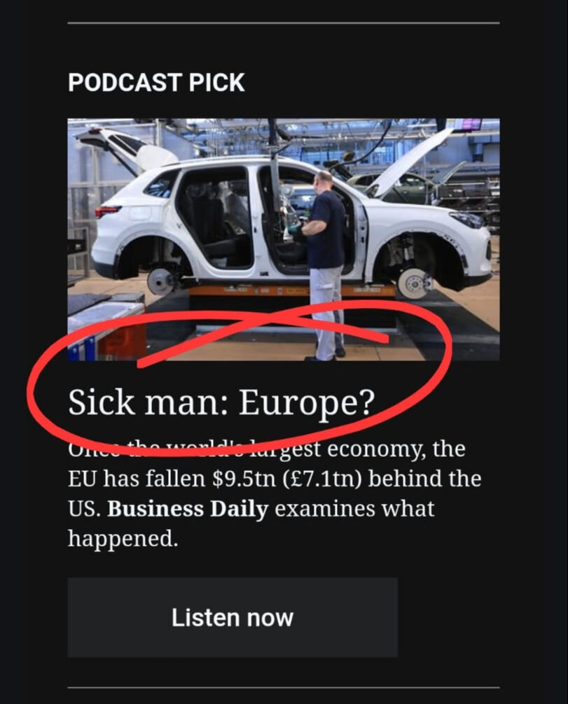 Avrupa bu sefer kendisini 'hasta adam' ilan etti! ABD'ye karşı alarm durumu Avrupa bu sefer kendisini 'hasta adam' ilan etti! ABD'ye karşı alarm durumu - 1. Resim