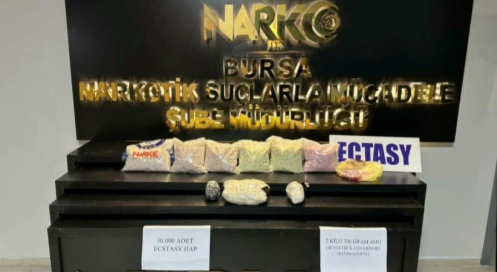 Bursa'da dev operasyon: 5 kilonun üzerinde uyuşturucu ele geçirildi, 41 gözaltı - 3. Resim