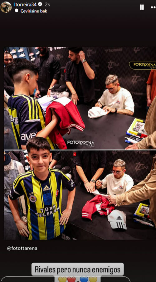 Lucas Torreira'dan paylaşımı dikkat çekti: Tek cümlelik Fenerbahçe mesajı Lucas Torreira'dan paylaşımı dikkat çekti: Tek cümlelik Fenerbahçe mesajı - 2. Resim