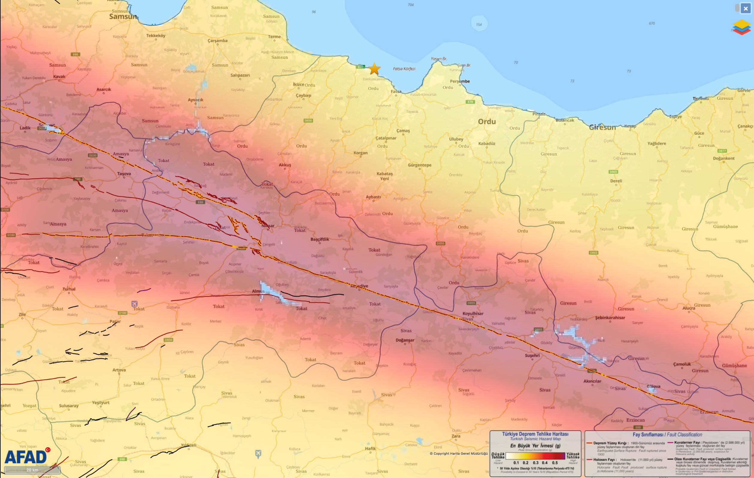 Ordu deprem bölgesinde mi, deprem risk oranı nedir? Ordu deprem riski yüksek olan ilçeler Ordu deprem bölgesinde mi, deprem risk oranı nedir? Ordu deprem riski az olan ilçeler - 2. Resim
