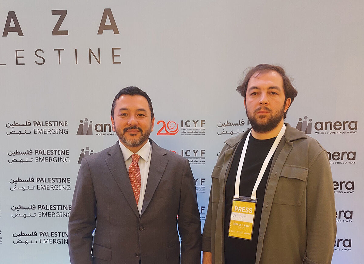 Uluslararası kuruluşlar Gazze için toplandı! ICYF Başkanı Taha Ayhan: Filistin ekonomisinin temellerini atacağız! - 1. Resim