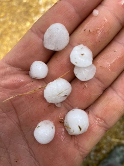 Bir yanda ceviz gibi dolu, diğer yanda sağanak ve sel! Ankara'da evleri su bastı, sürücüler alt geçitte mahsur kaldı - 1. Resim