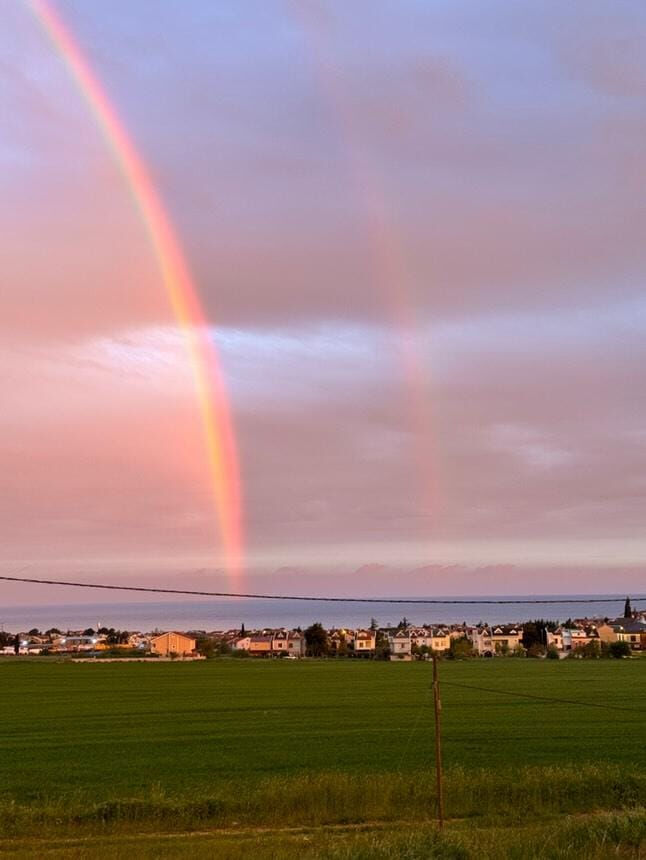İstanbul'da görsel şölen! Gökkuşağı ve günbatımı mest etti - 3. Resim