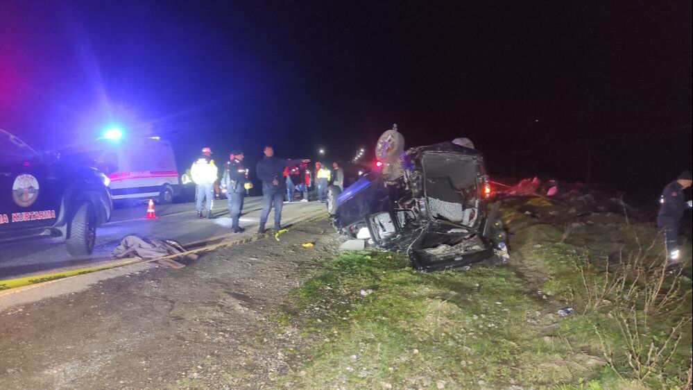 Rize'de takla atan araçta can pazarı! Çok sayıda ölü var - 1. Resim