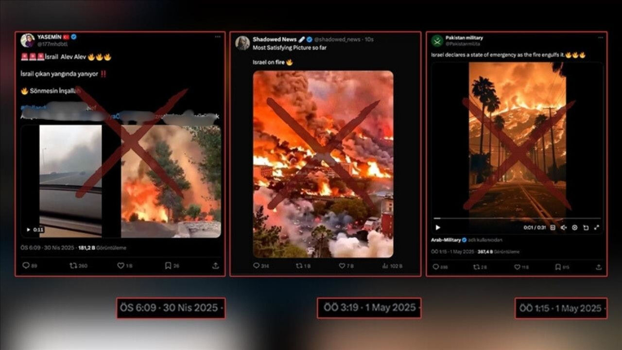 İsrail'de yangın mı çıktı? Sosyal medyadaki görüntüler konuşuluyor - 3. Resim