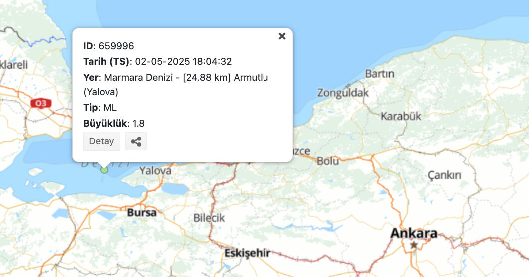 İstanbul'da deprem oldu mu? 2 Mayıs İstanbul son dakika depremler - 2. Resim