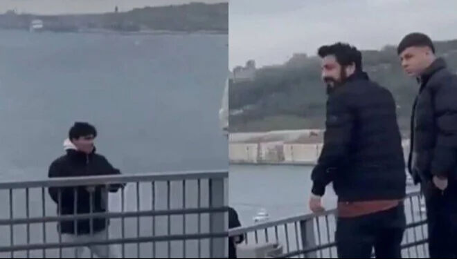Yürekleri ağızlara getiren olay... Köprüde intihara kalkışan genci 'Röportaj Adam' ikna etti! Yürekleri ağızlara getiren olay... Köprüde intihara kalkışan genci 'Röportaj Adam' ikna etti! - 1. Resim