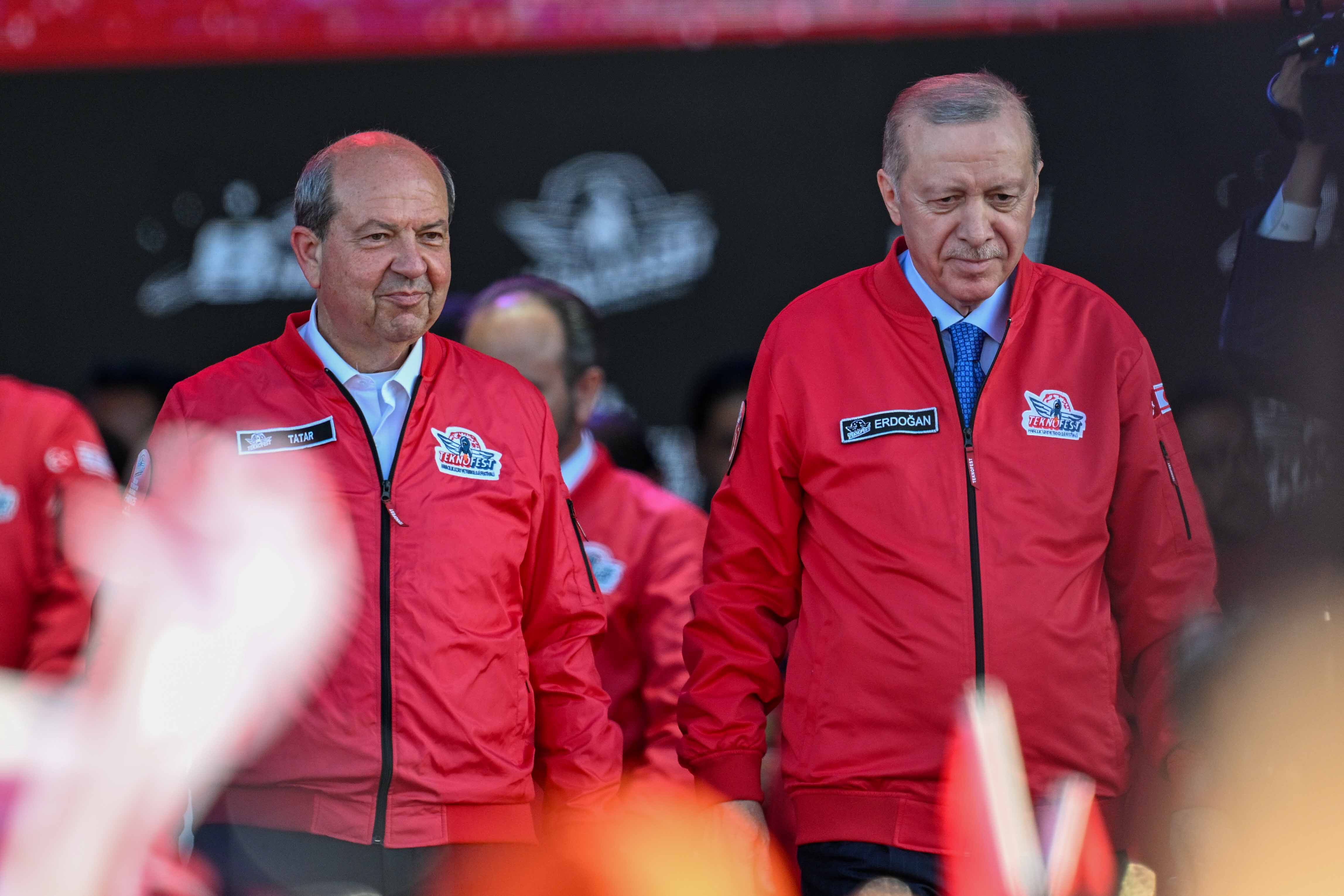 Cumhurbaşkanı Erdoğan'ın KKTC'deki çıkışı Rum basınında!  Cumhurbaşkanı Erdoğan'ın KKTC'deki çıkışı Rum basınında!