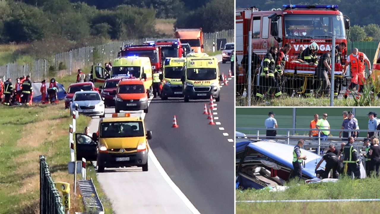 Hırvatistan’da can pazarı! Yolcu otobüsü otomobille çarpıştı: 30'dan fazla yaralı var Hırvatistan’da can pazarı! Yolcu otobüsü otomobille çarpıştı: 30'dan fazla yaralı var