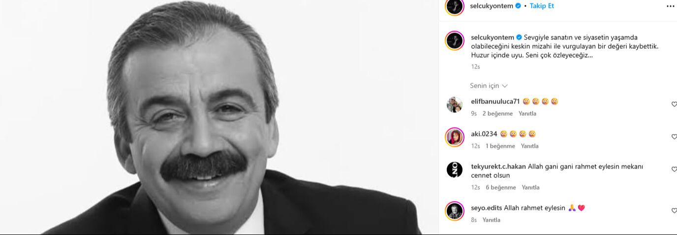 Ünlü isimlerden Sırrı Süreyya Önder'e veda: 