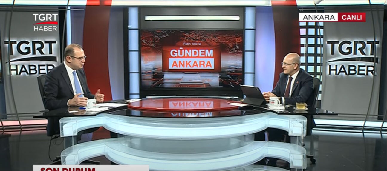 Bakan Mehmet Şimşek'ten TGRT Haber'de önemli mesajlar: Enflasyon, kredi imkanları, ABD'nin vergi tarifeleri... Bakan Mehmet Şimşek'ten TGRT Haber'de önemli açıklamalar - 1. Resim
