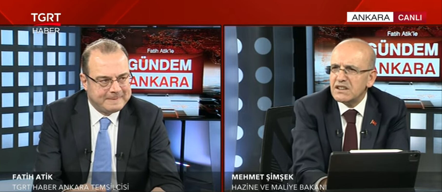 Bakan Şimşek TGRT Haber'de duyurdu: Tüm şehirlerin, hallerin giriş çıkışlarına maliyeci koyacağız - 1. Resim