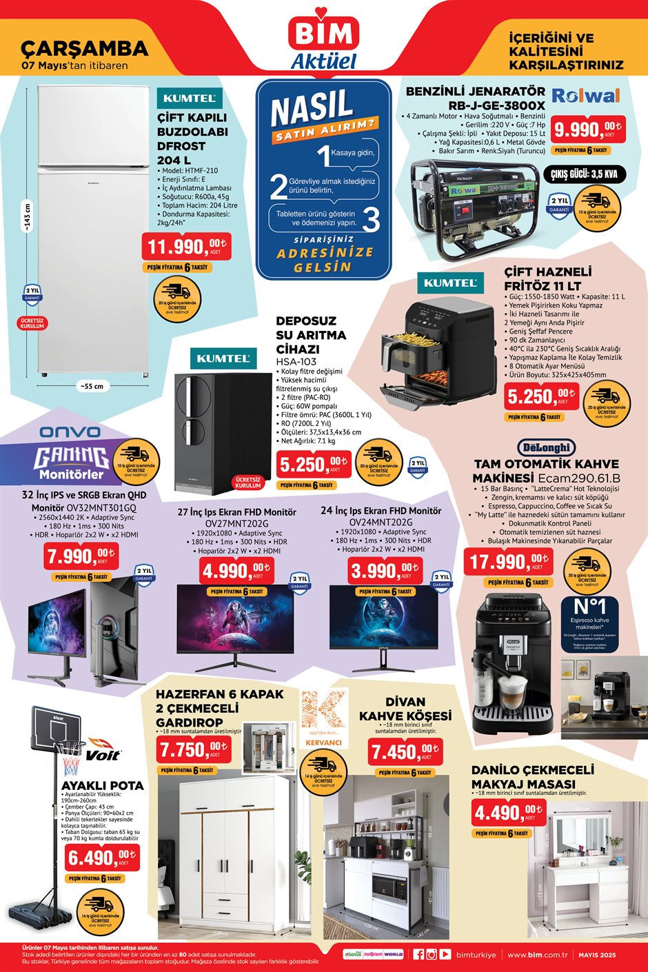 BİM 6-7 Mayıs aktüel ürünler kataloğu: Buzdolabı, makyaj masası ve kahve makinesi geliyor BİM 6-7 Mayıs aktüel ürünler kataloğu: Buzdolabı, makyaj masası ve kahve makinesi geliyor - 4. Resim