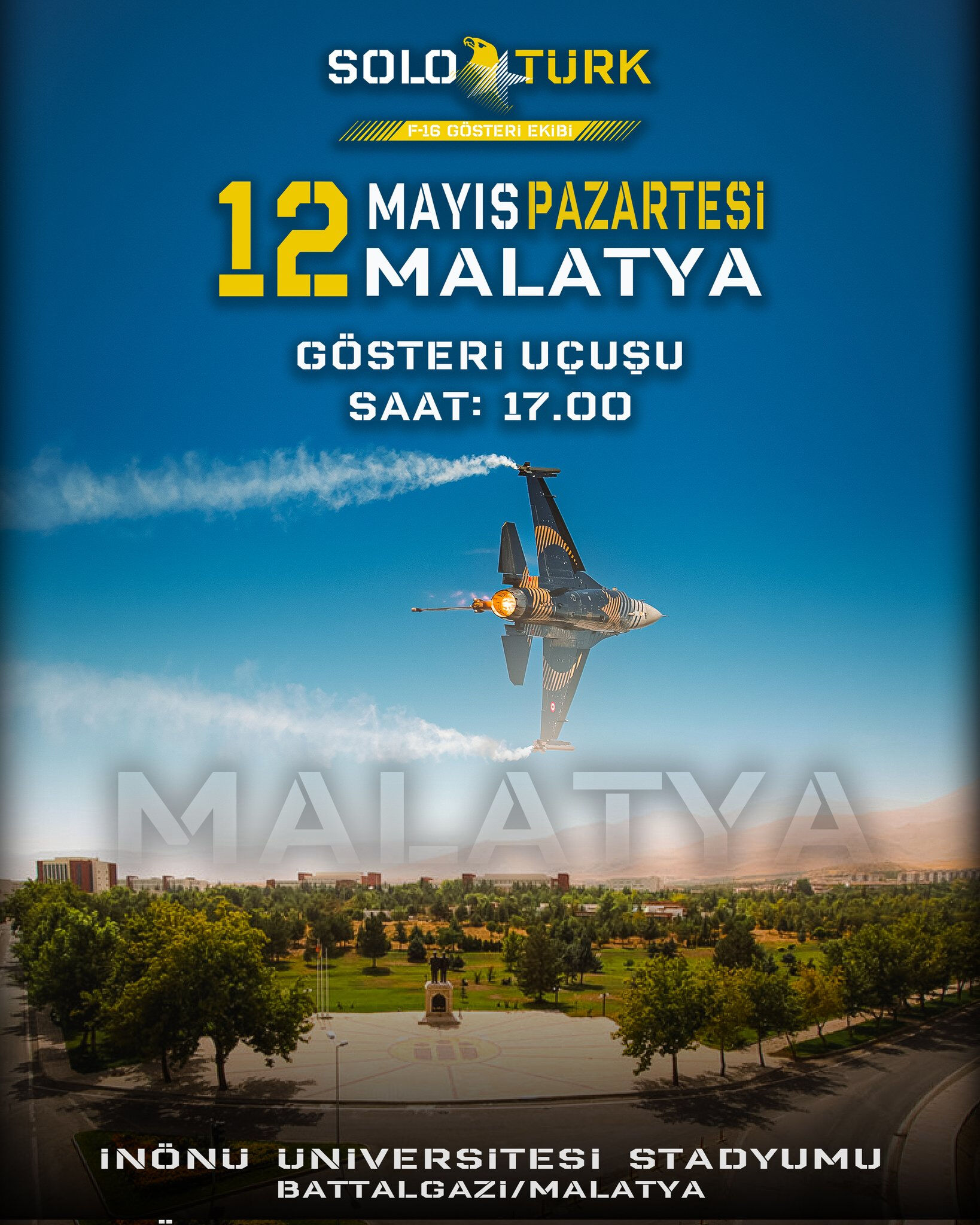 SOLOTÜRK uçuş programı belli oldu: Malatya ve Elazığ uçuşu ne zaman, nerede yapılacak?  SOLOTÜRK uçuş programı belli oldu: Malatya ve Elazığ uçuşu ne zaman, nerede yapılacak?  - 1. Resim