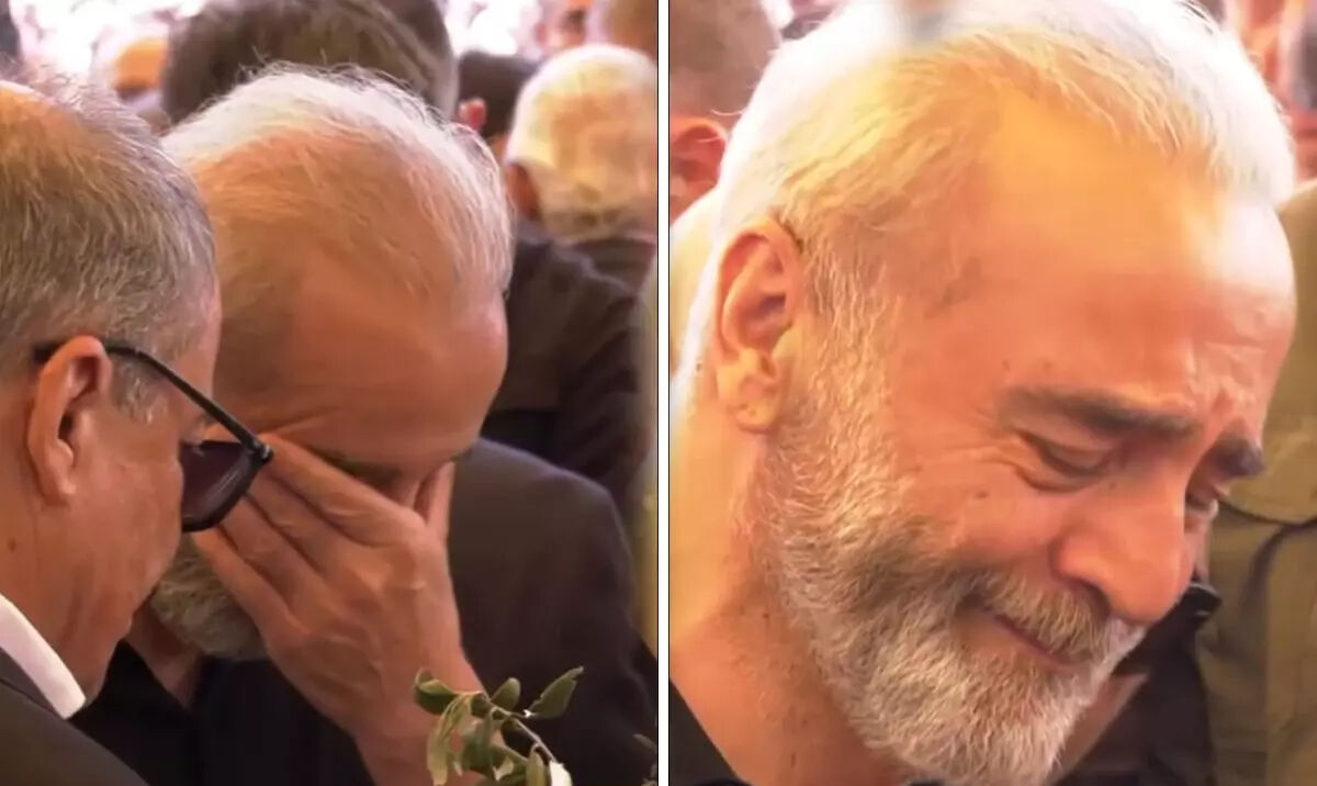 Tabutun başına geldi: Yılmaz Erdoğan cenazede gözyaşlarına boğuldu Tabutun başına geldi: Yılmaz Erdoğan cenazede gözyaşlarına boğuldu - 2. Resim