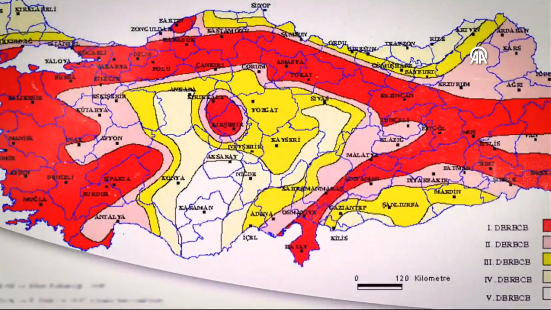 AFAD'dan Türkiye Deprem Tehlike Haritası: Türkiye'de 485 diri fay segmenti var - 2. Resim