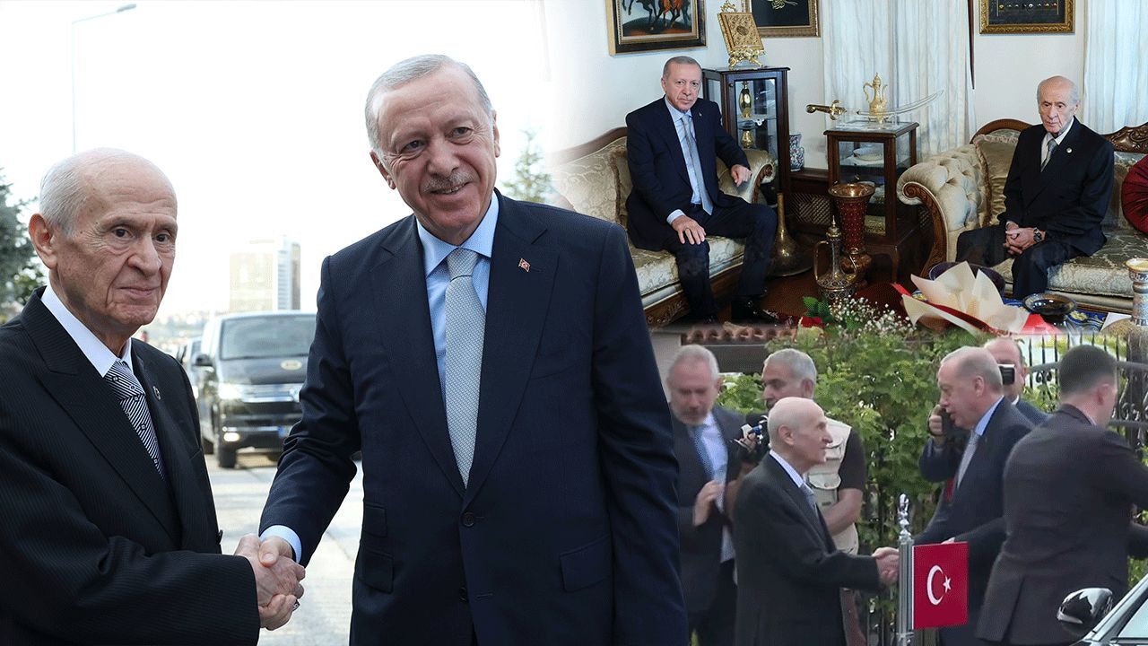 Cumhurbaşkanı Erdoğan, Bahçeli'yi ziyaret ediyor! MHP lideri kapıda karşıladı - Gündem