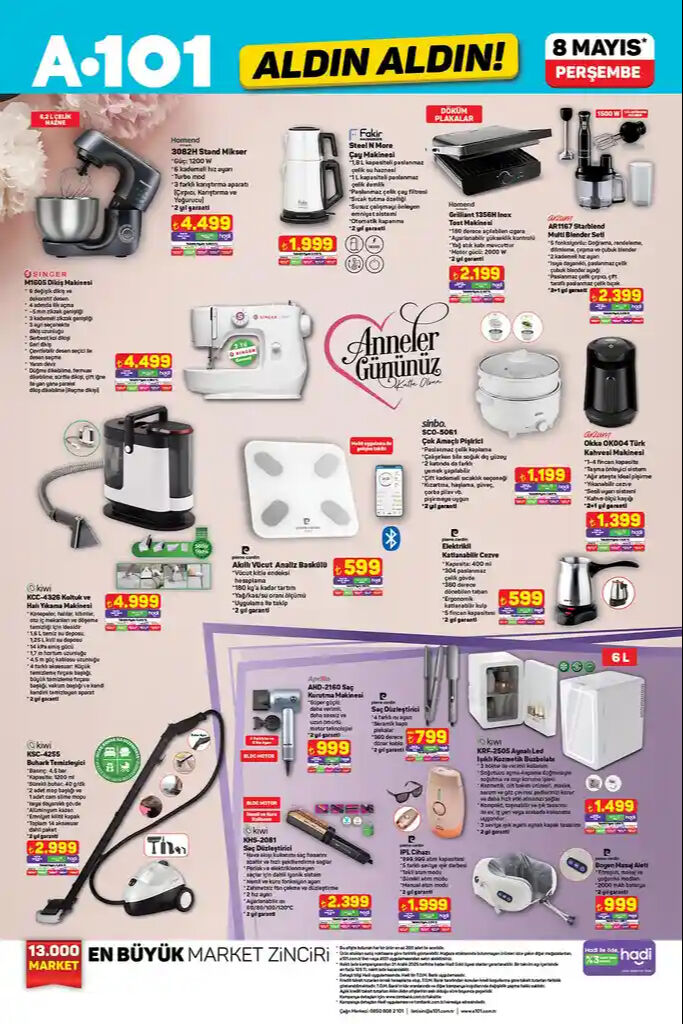 A101’e uğramadan annenize hediye almayın! 8 Mayıs A101 aktüel kataloğu yayında - 3. Resim