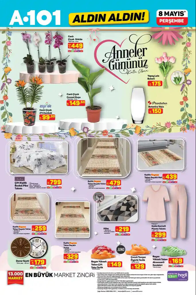 A101’e uğramadan annenize hediye almayın! 8 Mayıs A101 aktüel kataloğu yayında - 3. Resim