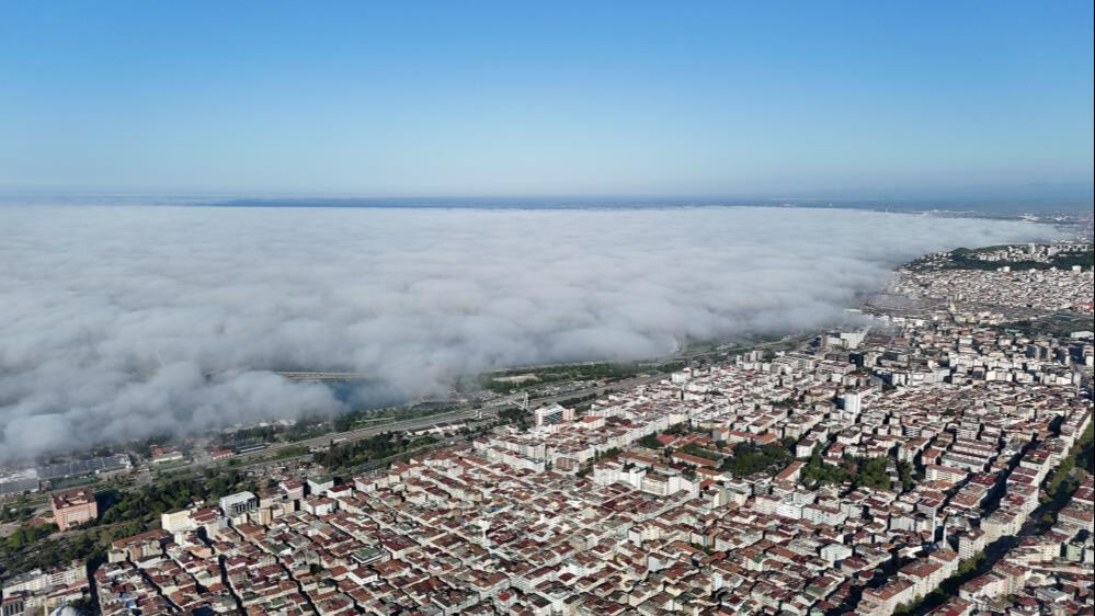Şehir böyle gözden kayboldu! "Böylesi ilk defa oluyor" - 1. Resim
