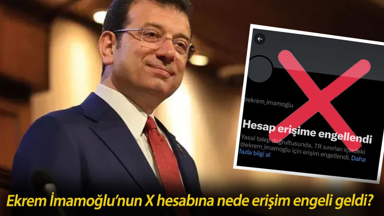 Ekrem İmamoğlu’nun Twitter hesabı kapatıldı mı? X hesabı neden erişim engeli geldi, neden kapatıldı? Ekrem İmamoğlu’nun Twitter hesabı kapatıldı mı? X hesabı neden erişim engeli geldi, neden kapatıldı?