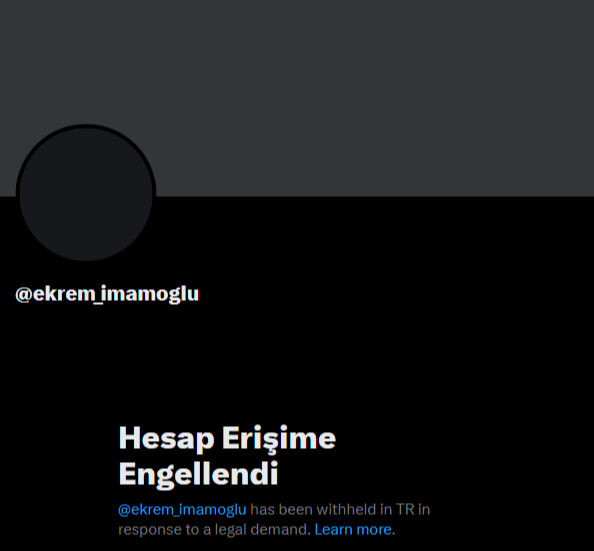 Ekrem İmamoğlu'nun X hesabına erişim engeli getirildi! Mansur Yavaş harekete geçti Ekrem İmamoğlu'nun X hesabına erişim engeli getirildi! Mansur Yavaş harekete geçti - 1. Resim