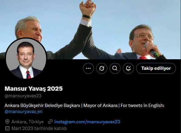 Ekrem İmamoğlu'nun X hesabına erişim engeli getirildi! Mansur Yavaş harekete geçti Ekrem İmamoğlu'nun X hesabına erişim engeli getirildi! Mansur Yavaş harekete geçti - 2. Resim