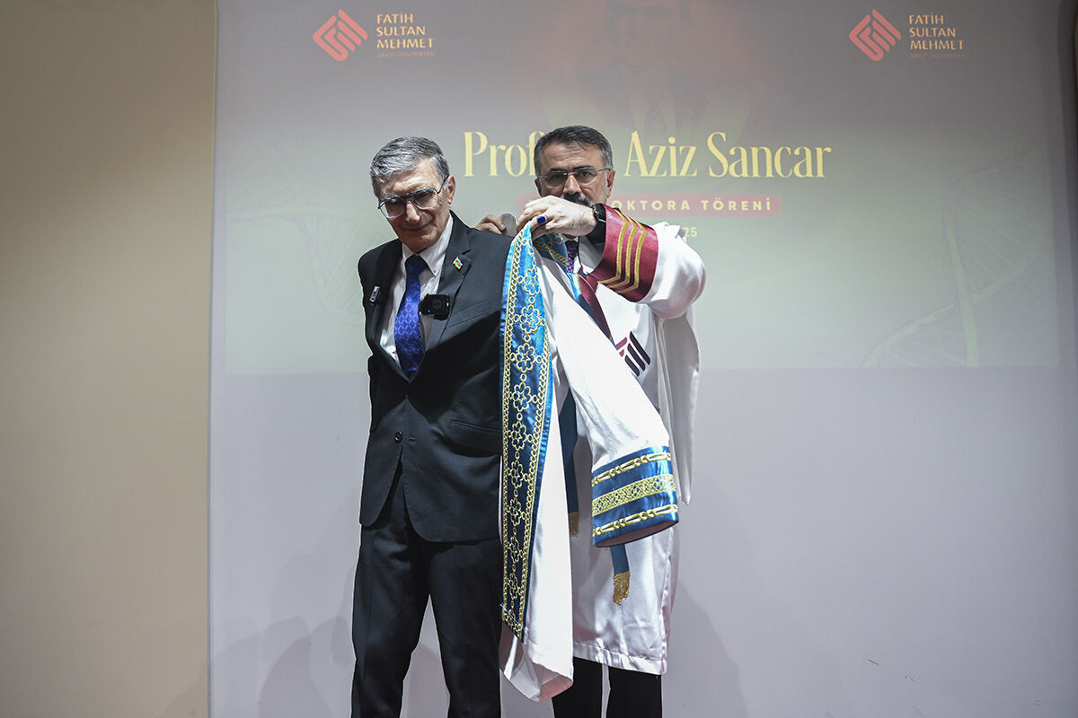 Telefon şifresini söyledi! Fahri doktorayı kabul eden Aziz Sancar: Fatih deyince hiç düşünmeden kabul ettim - 3. Resim