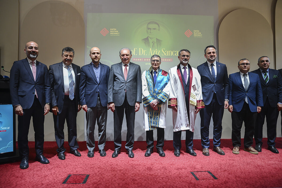 Telefon şifresini söyledi! Fahri doktorayı kabul eden Aziz Sancar: Fatih deyince hiç düşünmeden kabul ettim - 5. Resim