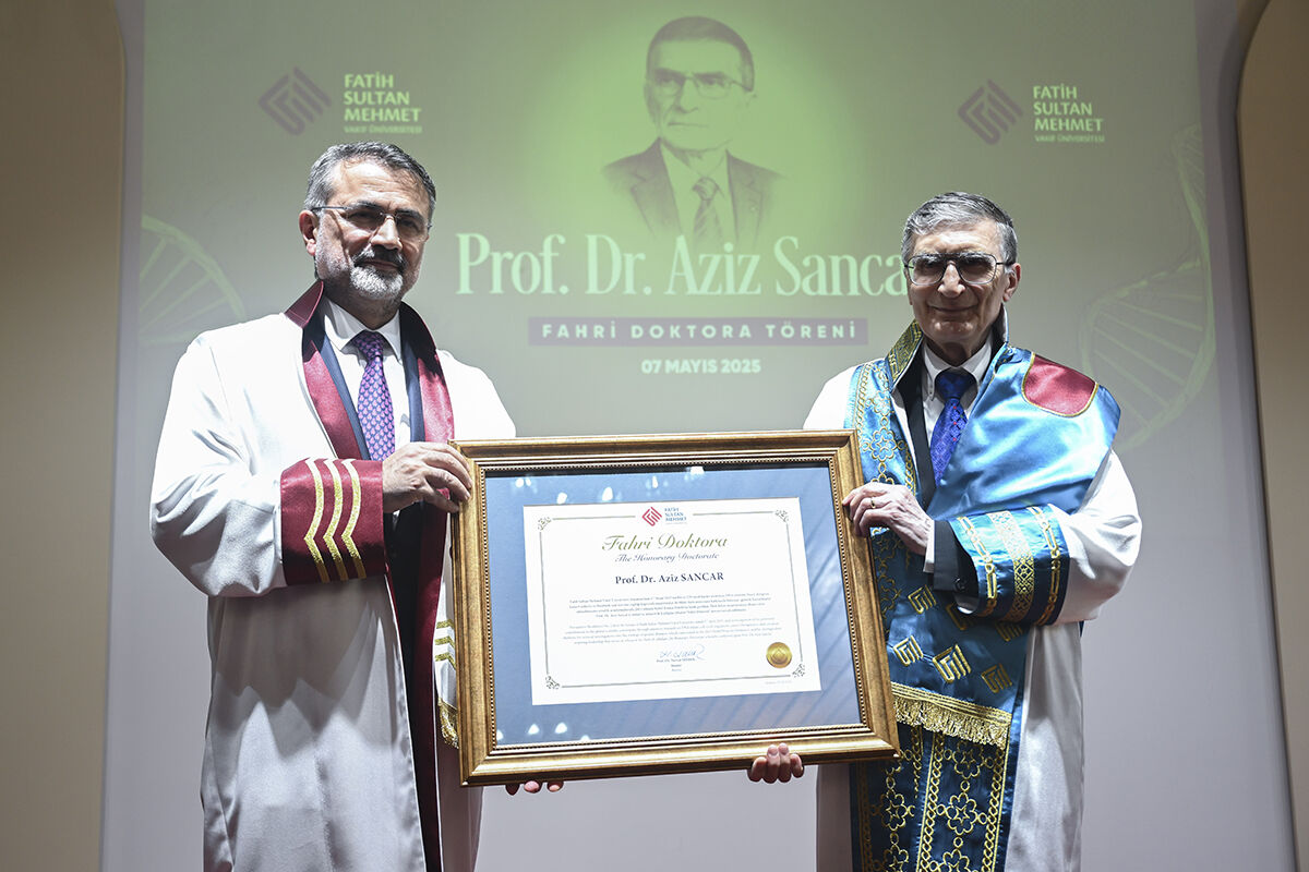 Telefon şifresini söyledi! Fahri doktorayı kabul eden Aziz Sancar: Fatih deyince hiç düşünmeden kabul ettim - 4. Resim