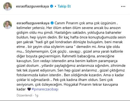 Yakın arkadaşı açıkladı: Pınar Eczacıbaşı hastalığını gizlemiş! - 3. Resim