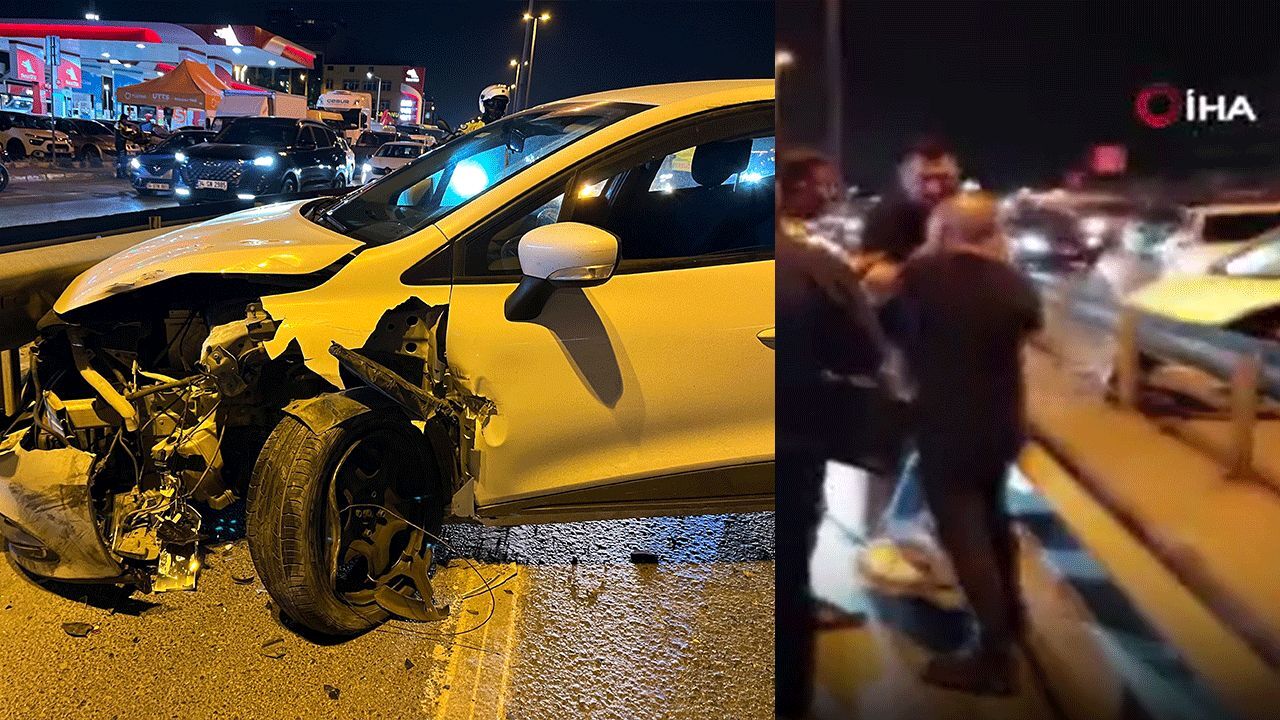 E-5’te zincirleme kaza! Alkollü sürücü ortalığı birbirine kattı E-5’te zincirleme kaza! Alkollü sürücü ortalığı birbirine kattı