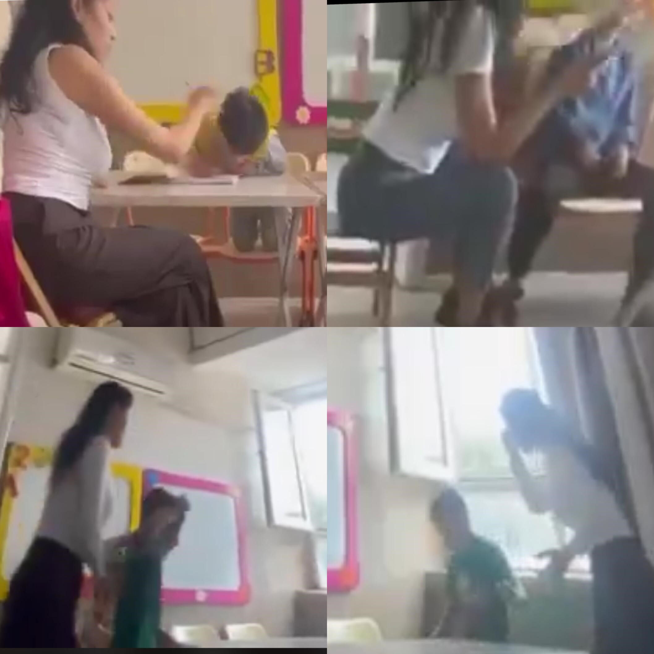 Otizmli çocuklara fiziksel şiddet! Öğretmenin tokat attığı anlar anlar kamerada Otizmli çocuklara fiziksel şiddet! Öğretmenin tokat attığı anlar anlar kamerada - 1. Resim