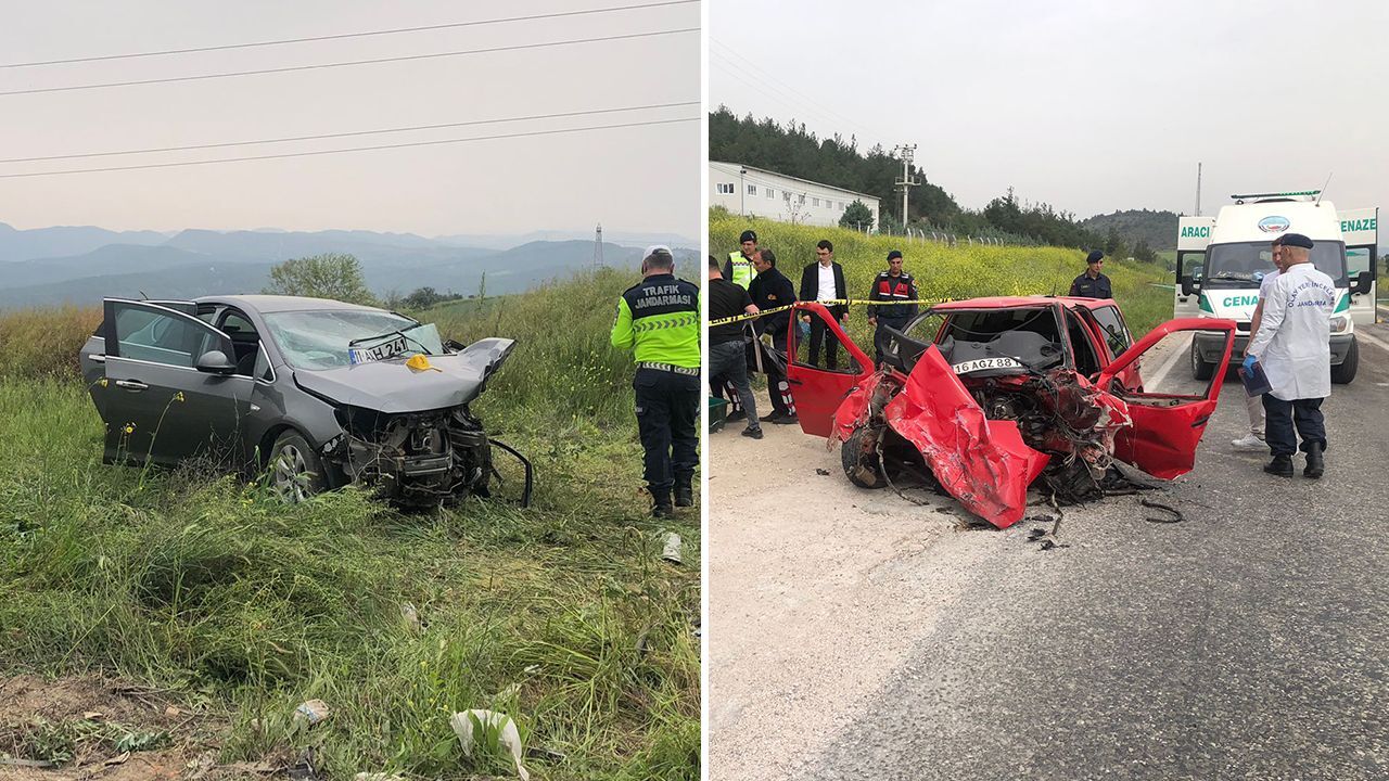 Bilecik'te feci kaza! 2 otomobille motosiklet çarpıştı: 3 ölü, 1 yaralı Bilecik'te feci kaza! 2 otomobille motosiklet çarpıştı: 3 ölü, 1 yaralı