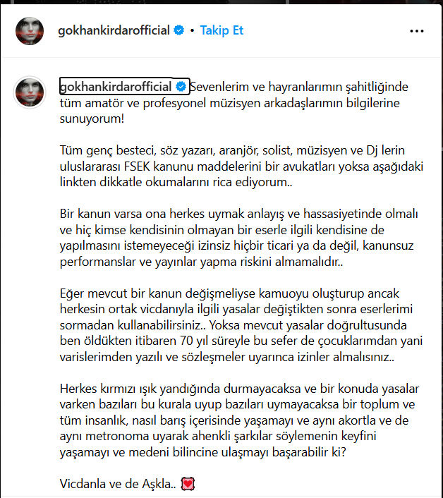 Gökhan Kırdar'dan Kurtlar Vadisi isyanı! DJ Mahmut Orhan'a dava açtı, herkesi uyardı Gökhan Kırdar'dan Kurtlar Vadisi isyanı! DJ Mahmut Orhan'a dava açtı, herkesi uyardı - 3. Resim