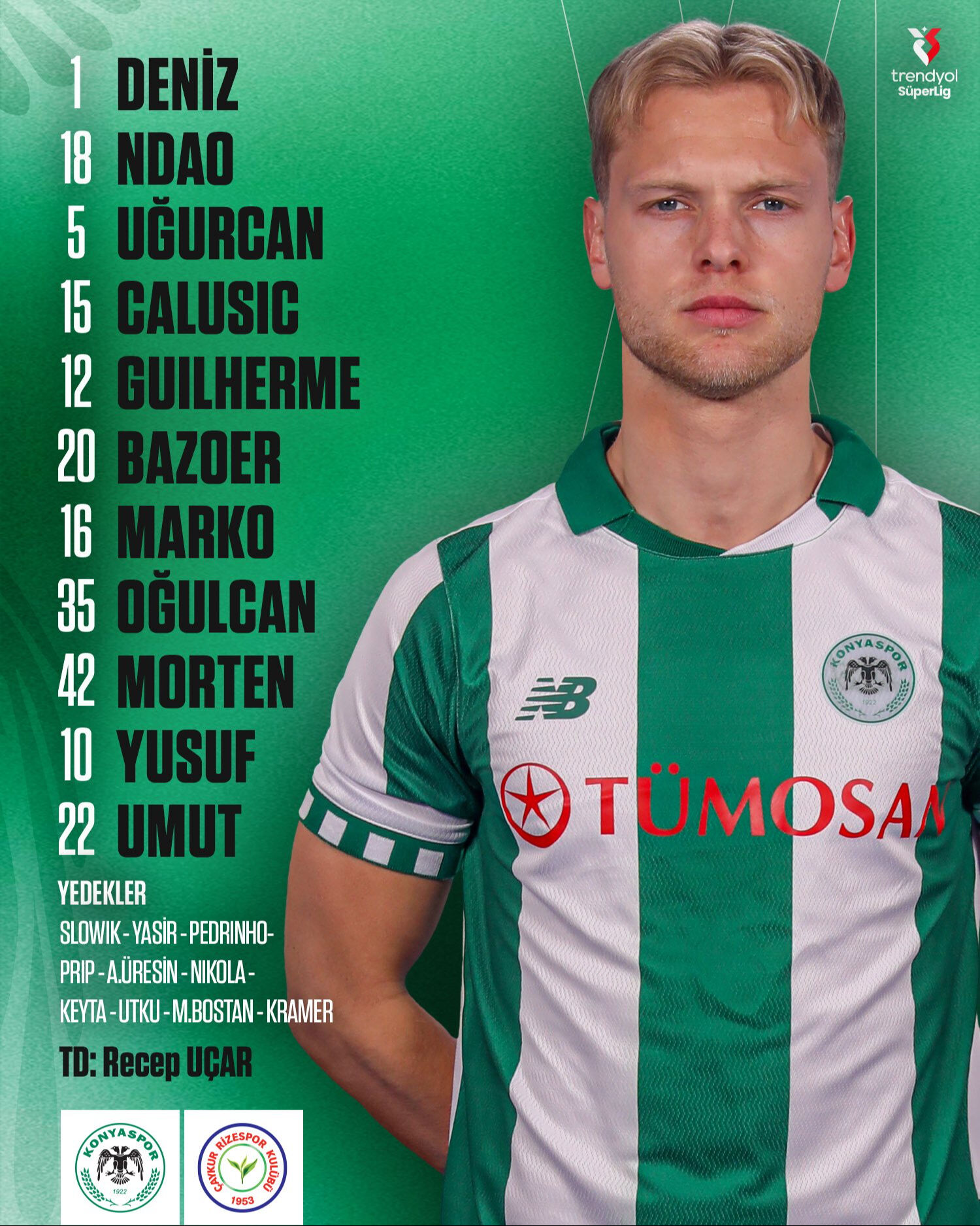 İlk 11'ler belli oldu: Konyaspor Rizespor maçı saat kaçta, hangi kanalda?  İlk 11'ler belli oldu: Konyaspor Rizespor maçı saat kaçta, hangi kanalda?  - 4. Resim