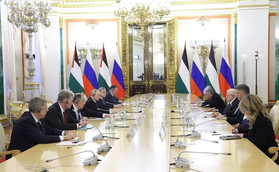 Moskova'da Rusya-Filistin zirvesi:
