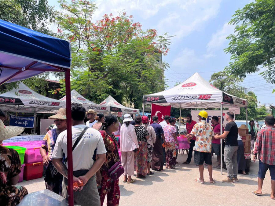 Türkiye'den deprem bölgesi Myanmar'a yardım eli uzandı! - 2. Resim